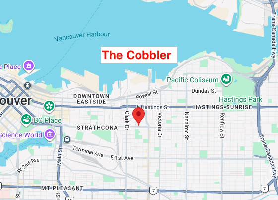 The Cobbler shop in Vancouver